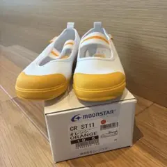 未使用　moonstar キャロット上履き 19.5 オレンジ