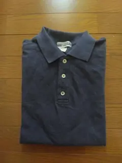 【GAP】コットン鹿の子ポロシャツ NAVY Mのサムネイル
