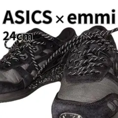 【完売品】ASICS × emmi 別注 ゲルライトIII 24cm ブラック