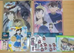 名探偵コナン サンデー文化祭 毛利蘭セット　ブロマイド キーホルダー シール