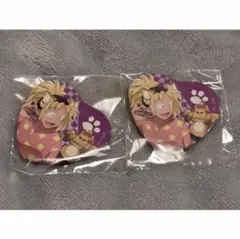 忍たま乱太郎 ナンジャタウン ハート缶バッジ 斉藤タカ丸 2点