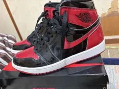 ザ*ル様 Nike Air Jordan 1 ブラック/レッド ハイカット