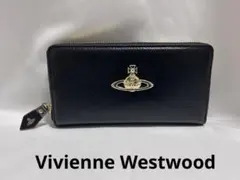 Vivienne Westwoodブラックレザー 長財布