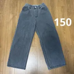 GLOBAL WORK デニム 150㎝ 黒 グレー