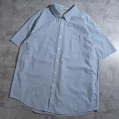 L.L.Bean Seersucker SS Shirt XL-REG 紺のサムネイル