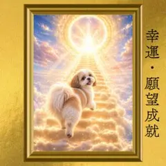 シーズー 願望成就・幸運上昇 開運アート 幻想画 風水 スピリチュアル 引き寄せ