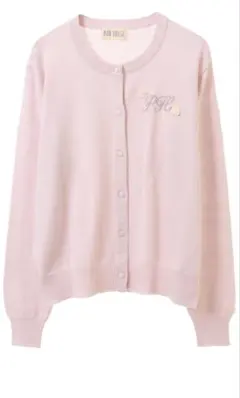 ピンクハウス　イニシャル　ロゴ　ニット　カーディガン　ピンク
