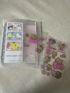 日焼けキティシール、シール帳セット