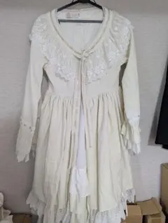 洋服 ロリータ ワンピース 生成色