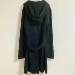 セオリー ロングコート フーディー ウール グレーMサイズ