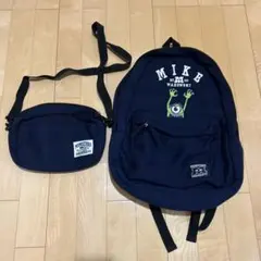 モンスターズインク　ユニバーシティ　マイク　リュック　肩かけポーチ　セット売り