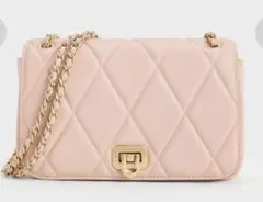 CHARLES & KEITH /Arwen キルトショルダーバッグ一回使用のみ