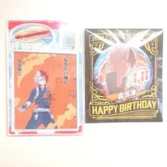 僕のヒーローアカデミア 轟焦凍 バースデー 名場面ジオラマフィギュア 缶バッジ