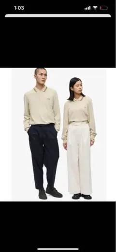 【極美品】Fred Perry M3636 長袖　ポロシャツ　XL