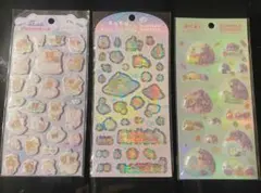 すみっコぐらし リラックマ ホログラムシール 3シートセット