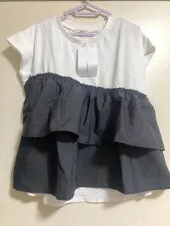 クラシカルエルフアシンメトリーホワイトSサイズ Tシャツ