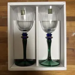新品未使用　HOYA ガラスワイングラスセット 匿名配送