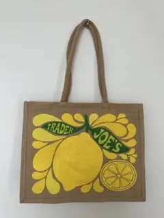 TRADER JOE'S レモンデザイン エコバッグ