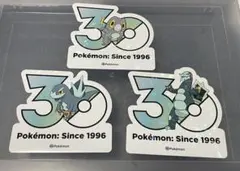 ポケモン 30周年記念 ステッカー クワッス、ウェルカモ、ウェーニバル3