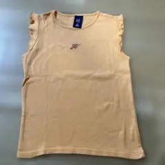 GAP タンクトップ　XS オレンジ　フリル　綿100%のサムネイル