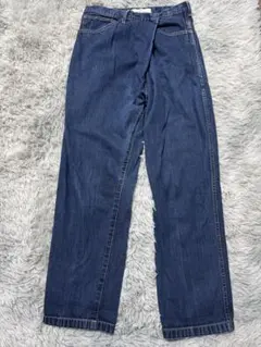 TOGA PULLA トーガプルラ　ラップパンツ　デニム　34アシンメトリー