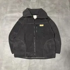 LOGOS DAYS ボアジャケット フリース オーバーサイズ ダークグレーLL