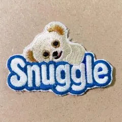 未使用 ファーファ ワッペン Snuggle クマロゴ アイロン接着 柔軟剤