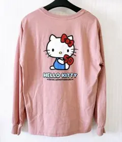 《新品・タグ付き》サンリオ　ハローキティ ♡50周年記念 長袖Tシャツ　Mサイズ