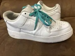 Nike Air Force 1 ホワイト/ターコイズ