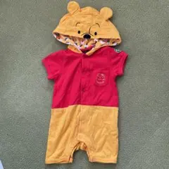 BABYDOLL プーさん フード付きロンパース 70