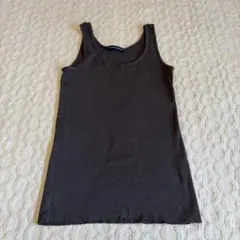 Brandy Melville リブタンクトップ グレーのサムネイル