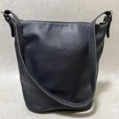 イルビゾンテ ショルダーバッグ バケツ レザー ブラック 2way - メルカリ
