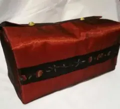 アジアン雑貨　布製ティッシュボックスカバー　未使用