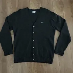 LACOSTE ダークグレー カーディガン サイズ4