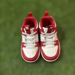 DC SHOES キッズ スニーカー レッド ホワイトのサムネイル