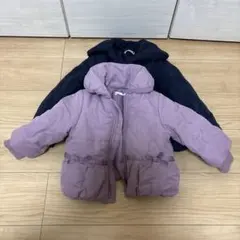 ◇姉妹コーデ◇ブランシェス　リボン付き中綿ブルゾン　90cm 110cm