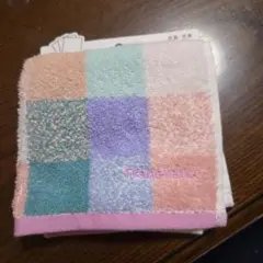 Francfranc 抗菌タオルハンカチ パステルカラー