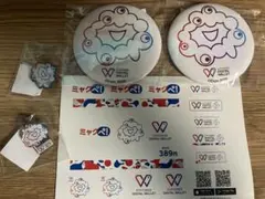 【非売品】万博 ミャクミャクチャレンジ ピンバッヂ等