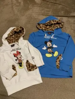 BABYDOLL ミッキー・ミニー パーカー 80cm 120cm セット