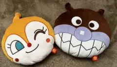 アンパンマン ぬいぐるみ クッション バイキンマン　ドキンちゃん