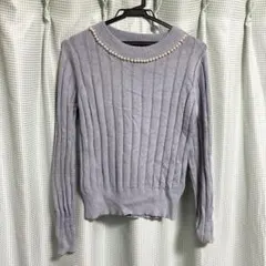 【美品】ヘザー　ニット