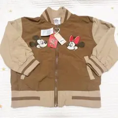 新品　ミッキーマウス　ミニー　リトシー　ブルゾン　110 ベージュ　しまむら