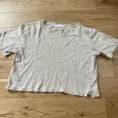 ナノユニバース　コットン 半袖Tシャツ ベージュ サイズ38のサムネイル
