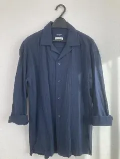 【美品】 BACK NUMBER フレンチリネン長袖シャツ Sサイズ ライトオン