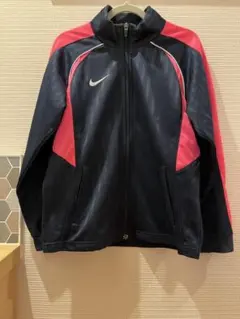 Nike ジップアップジャ－ジネイビー/ピンク サイズ(S)130〜140