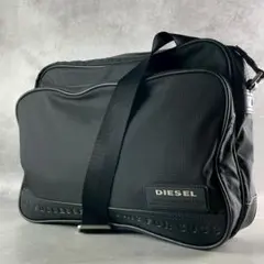 DIESEL ディーゼル ショルダーバッグ ナイロン×レザー A4可 大容量