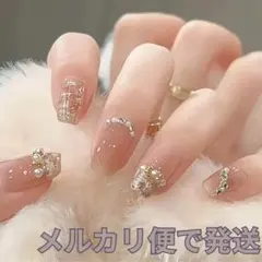 韓国っぽ上品ネイル♡ピンク×パールで大人可愛く