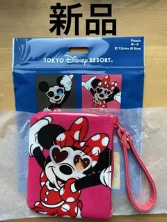 東京ディズニーリゾートポーチ　ミニーちゃん　サングラス　ディズニーランド