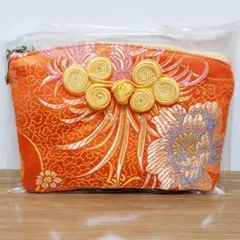 ❤ティナ❤ポーチ ハンドメイド 帯 リメイク 小物入れ ハンドメイド ポーチ 帯 リメイク 小物入れ - メルカリ