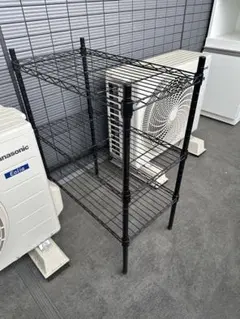 棚　ラック　黒　シンプル
